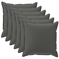 vidaXL Kuddöverdrag 6 st HOUTEN Antracit 35 x 35 cm Polyester
