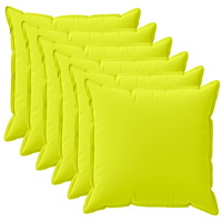 vidaXL Kuddöverdrag 6 st HOUTEN Klart grön. 35 x 35 cm Polyester