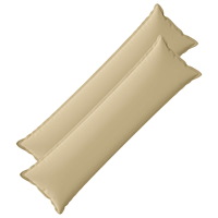 vidaXL Kuddöverdrag 2 st HOUTEN Beige 40 x 145 cm Polyester