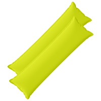 vidaXL Kuddöverdrag 2 st HOUTEN Klart grön. 40 x 145 cm Polyester