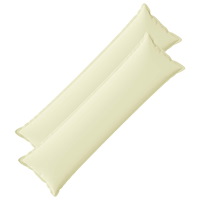 vidaXL Kuddöverdrag 2 st HOUTEN Gräddvit 40 x 145 cm Polyester