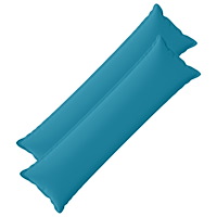 vidaXL Kuddöverdrag 2 st HOUTEN Ljusblå 40 x 145 cm Polyester
