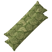 vidaXL Kuddöverdrag 2 st HOUTEN Bladdesign 40 x 145 cm Polyester