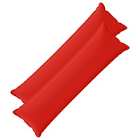 vidaXL Kuddöverdrag 2 st HOUTEN Röd 40 x 145 cm Polyester