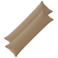 vidaXL Kuddöverdrag 2 st HOUTEN Taupe 40 x 145 cm Polyester