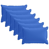 vidaXL Kuddöverdrag 6 st HOUTEN Kungsblå 40 x 60 cm Polyester