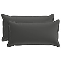 vidaXL Kuddöverdrag 2 st HOUTEN Antracit 40 x 70 cm Polyester