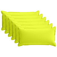 vidaXL Kuddöverdrag 6 st HOUTEN Klart grön. 40 x 70 cm Polyester