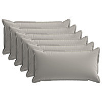 vidaXL Kuddöverdrag 6 st HOUTEN Grå 40 x 70 cm Polyester