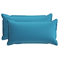 vidaXL Kuddöverdrag 2 st HOUTEN Ljusblå 40 x 70 cm Polyester