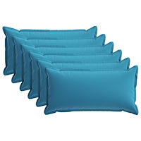 vidaXL Kuddöverdrag 6 st HOUTEN Ljusblå 40 x 70 cm Polyester