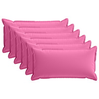 vidaXL Kuddöverdrag 6 st HOUTEN Rosa 40 x 70 cm Polyester