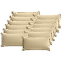 vidaXL Kuddöverdrag 12 st HOUTEN Beige 40 x 80 cm Polyester