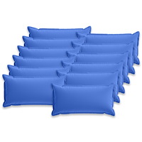 vidaXL Kuddöverdrag 12 st HOUTEN Kungsblå 40 x 80 cm Polyester