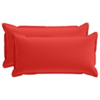 vidaXL Kuddöverdrag 2 st HOUTEN Röd 40 x 80 cm Polyester