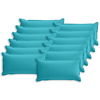vidaXL Kuddöverdrag 12 st HOUTEN Turkos 40 x 80 cm Polyester