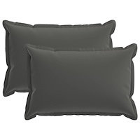 vidaXL Kuddöverdrag 2 st HOUTEN Antracit 50 x 70 cm Polyester