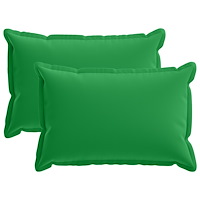 vidaXL Kuddöverdrag 2 st HOUTEN Grön 50 x 75 cm Polyester