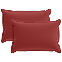 vidaXL Kuddöverdrag 2 st HOUTEN Vinröd 50 x 80 cm Polyester