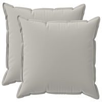 vidaXL Kuddöverdrag 2 st HOUTEN Grå 55 x 55 cm Polyester