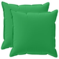 vidaXL Kuddöverdrag 2 st HOUTEN Grön 55 x 55 cm Polyester