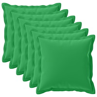 vidaXL Kuddöverdrag 6 st HOUTEN Grön 55 x 55 cm Polyester