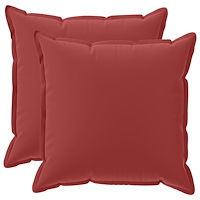 vidaXL Kuddöverdrag 2 st HOUTEN Vinröd 55 x 55 cm Polyester