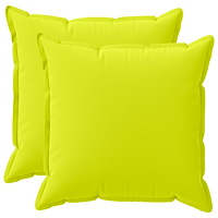 vidaXL Kuddöverdrag 2 st HOUTEN Klart grön. 60 x 60 cm Polyester