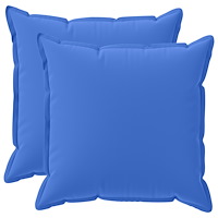 vidaXL Kuddöverdrag 2 st HOUTEN Kungsblå 60 x 60 cm Polyester