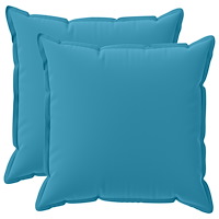 vidaXL Kuddöverdrag 2 st HOUTEN Ljusblå 60 x 60 cm Polyester