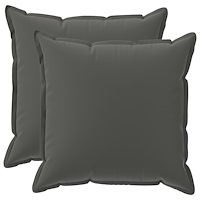vidaXL Kuddöverdrag 2 st HOUTEN Antracit 65 x 65 cm Polyester