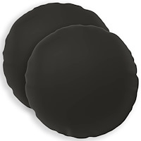 vidaXL Kuddöverdrag 2 st HEERLEN Flerfärgsdesign Ø 30 cm Polyester