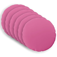 vidaXL Kuddöverdrag 6 st HEERLEN Rosa Ø 30 cm Polyester