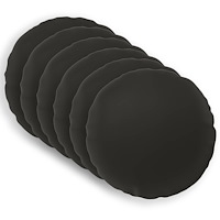 vidaXL Kuddöverdrag 6 st HEERLEN Flerfärgsdesign Ø 60 cm Polyester