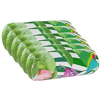 vidaXL Kuddöverdrag 6 st HEERLEN Svart Ø 15 x 40 cm Polyester