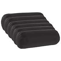 vidaXL Kuddöverdrag 6 st HEERLEN Flerfärgsdesign Ø 15 x 40 cm