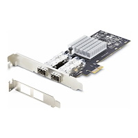 StarTech.com Startech 2-Port GbE SFP Network Card, PCIe 2.0 x1, Intel I350-AM2 2x 1GbE Controller, 1000BASE Copper/Fiber Optic, Dual-...