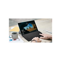 Microsoft Microsoft Surface Pro Type Cover with Fingerprint ID - tangentbord - med pekdyna, accelerometer - AZERTY - fransk - svar...