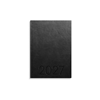 Burde Kalender Weekly A5 2027 konstl inb svart