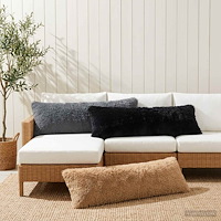vidaXL Kuddöverdrag 2 st HEERLEN Antracit 40 x 145 cm PV Fleece