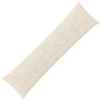 vidaXL Kuddöverdrag HEERLEN Vit 40 x 145 cm Faux Kaninpäls