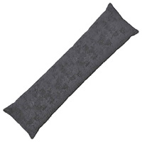 vidaXL Kuddöverdrag HEERLEN Mörkgrå 40 x 145 cm Faux Kaninpäls
