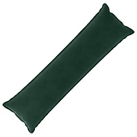 vidaXL Kuddöverdrag HOUTEN Mörkgrön 40 x 145 cm Sammet