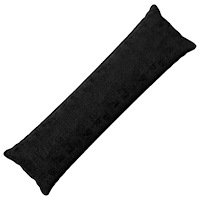 vidaXL Kuddöverdrag HOUTEN Svart 40 x 145 cm Faux Kaninpäls