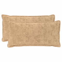 vidaXL Kuddöverdrag 2 st HOUTEN Gräddvit 40 x 80 cm Faux Kaninpäls