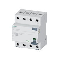 Siemens SIEMENS Felströmsbrytare typ A 40A 3-polig + noll 300mA utlö...