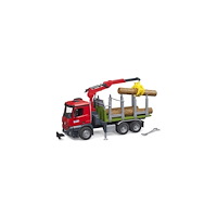 Bruder Bruder Mercedes-Benz Arocs timmerbil med lastkran, grip och...