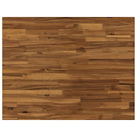 vidaXL Rektangulärt Bordsskiva 90 x 50 x 3,5 cm Rektangulär Naturlig