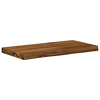 vidaXL Rektangulärt Bordsskiva 90 x 50 x 3,5 cm Rektangulär Naturlig