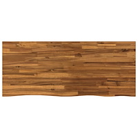 vidaXL Rektangulärt Bordsskiva 90 x 50 x 3,5 cm Rektangulär Naturlig
